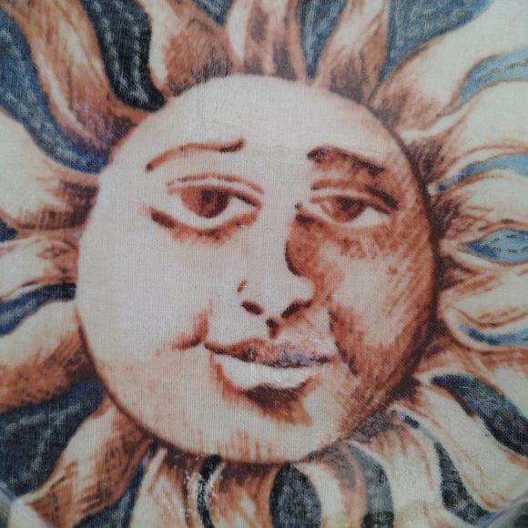 Sun Reverse Decoupage Decorative Plate - Picture 9 of 9